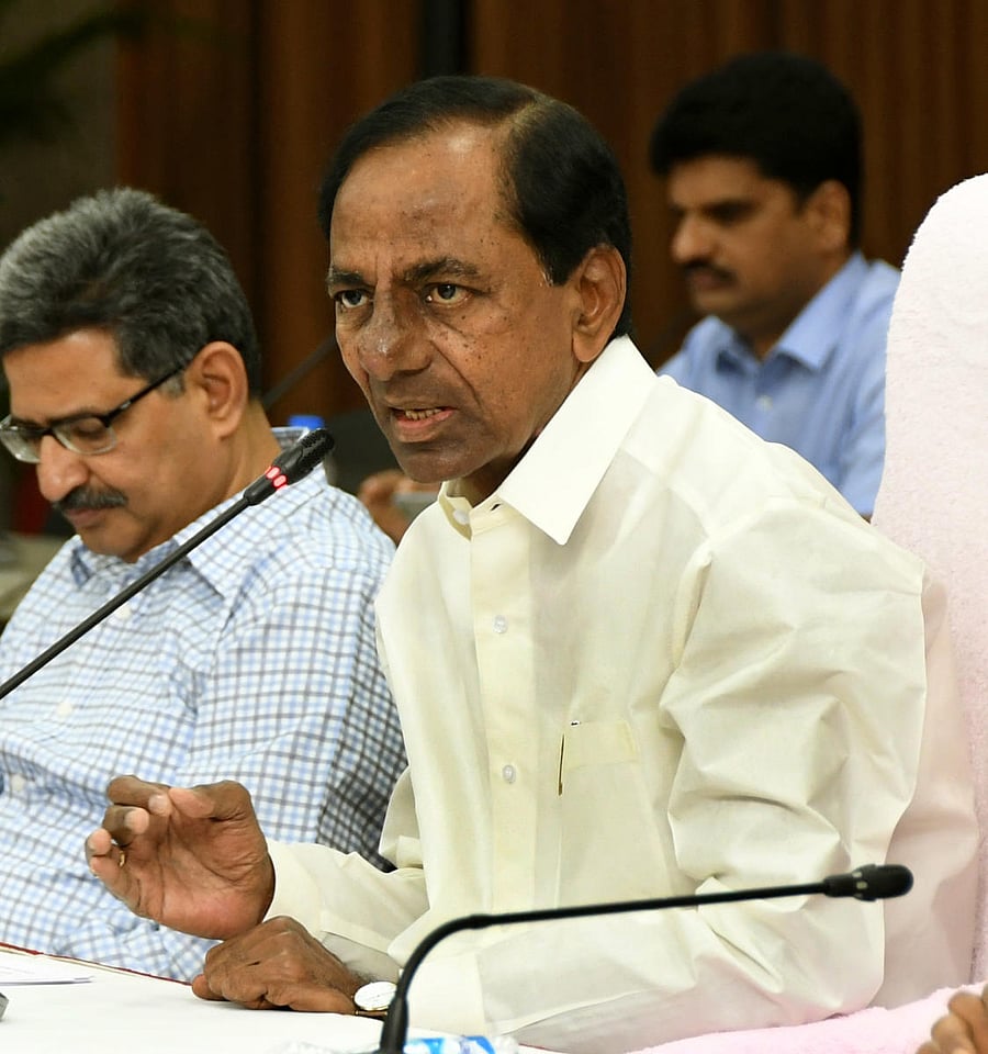 Telangana CM K Chandrasekhar Rao. Credit: DH