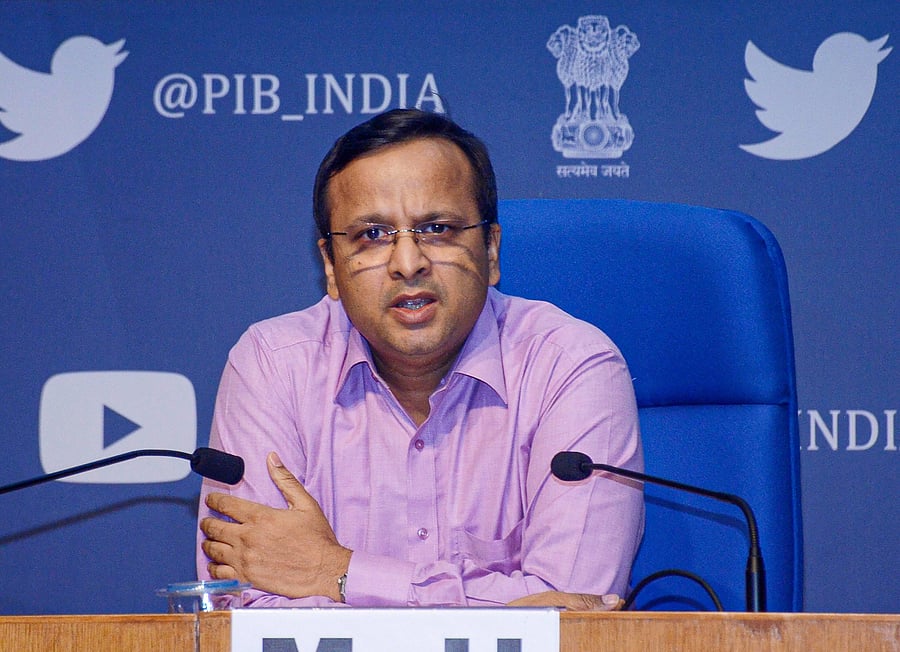 Joint Secretary, Ministry of Health & Family Welfare, Lav Agarwal. Credits: PTI Photo