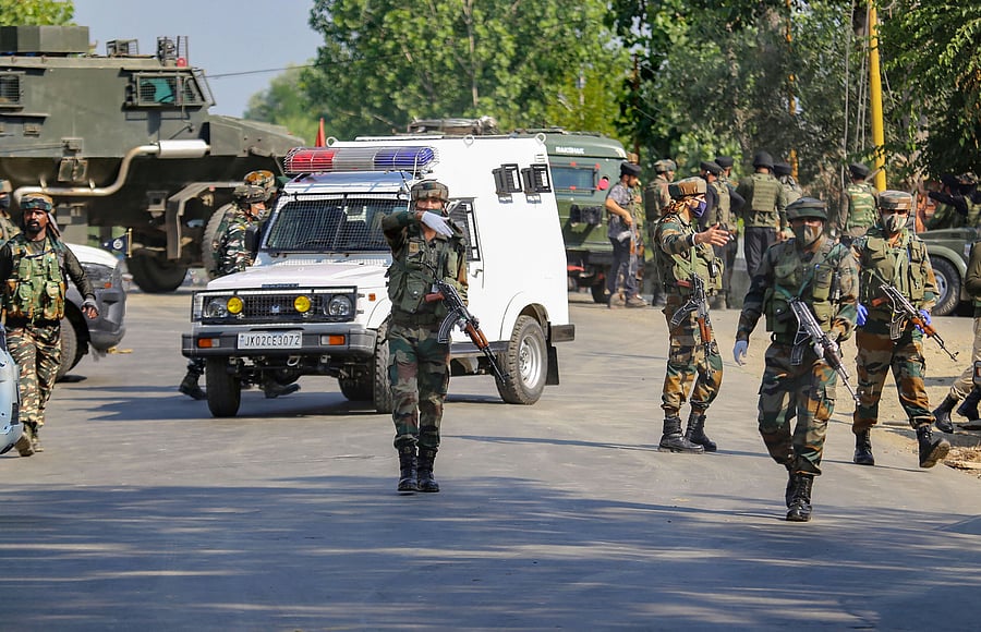 He said policemen rescued a three-year-old boy who was accompanying his grandfather. Credit: PTI Photo