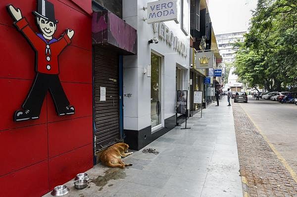Khan Market wears a near deserted look during Unlock 2.0, in New Delhi, Thursday, July 2, 2020. Credit: PTI Photo