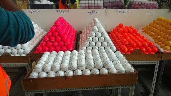 Kookaburra balls. Credit: DH File photo