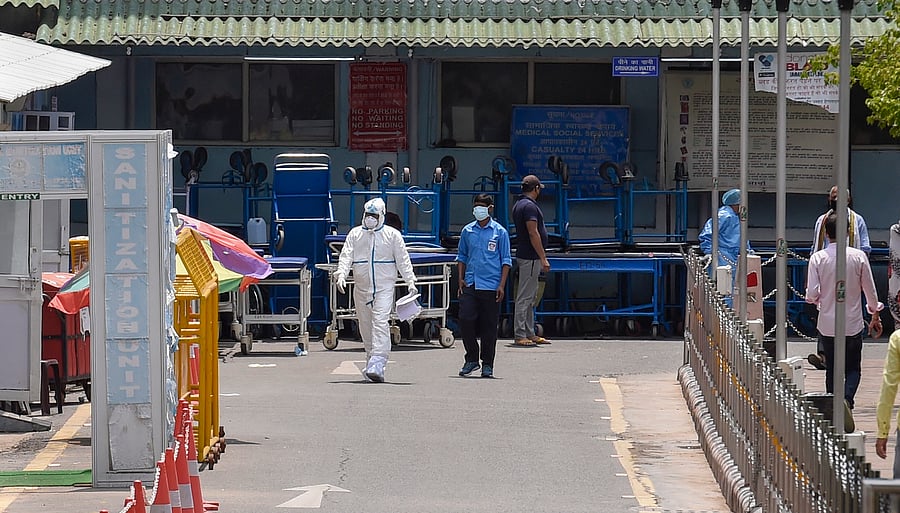 Wednesday’s session was meant for hospitals with 1,000 beds for Covid-19 patients, including isolation beds, oxygen supported beds and ICU beds. Credit: PTI Photo