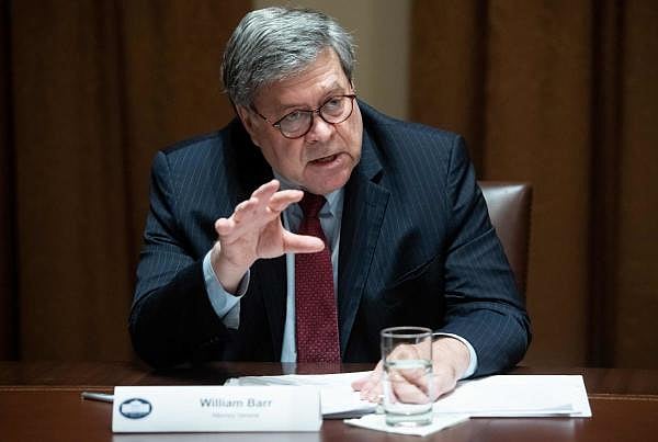 US Attorney General Bill Barr. Credit: AFP