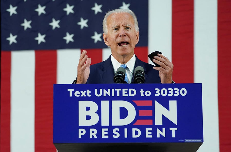 Democratic presidential candidate Joe Biden. Credit: Reuters Photo