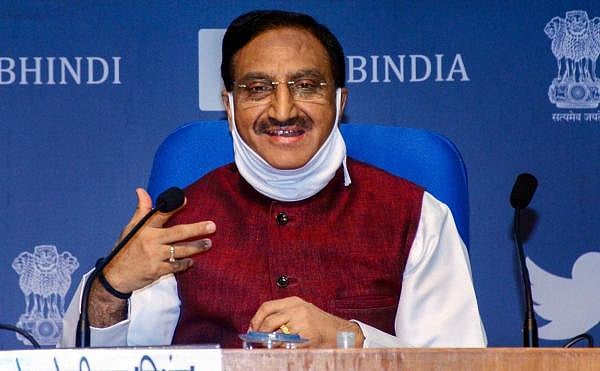 Union HRD Minister Ramesh Pokhriyal. Credit: PTI