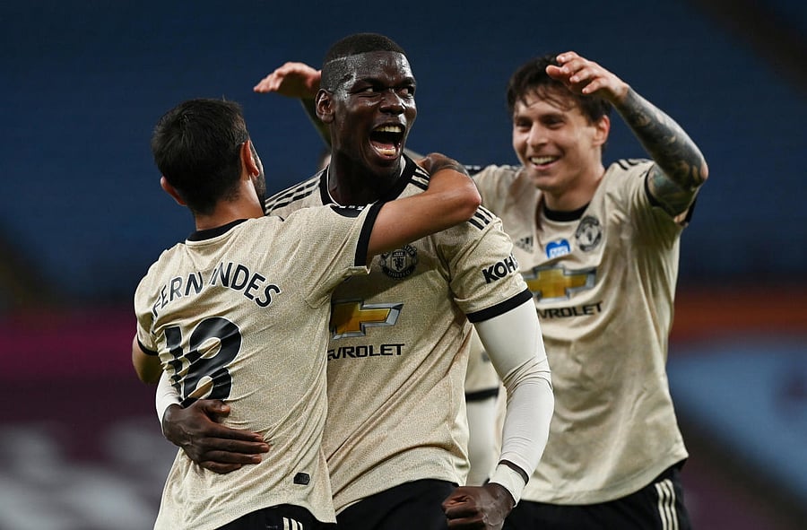Manchester United's Paul Pogba. Credit: Reuters