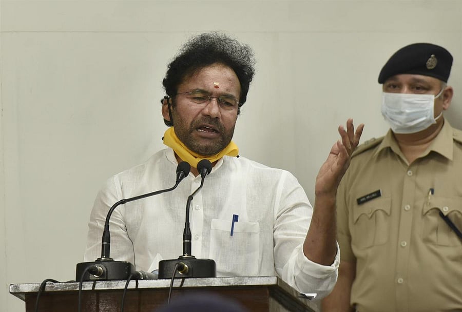Union Minister of State for Home Affairs G Kishan Reddy. File Photo. Credit: PTI Photo