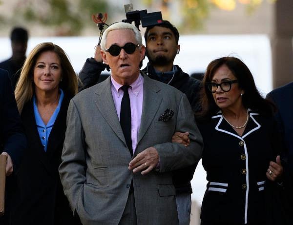 Roger Stone, former adviser and longtime friend to US President Donald Trump. Credit: AFP Photo