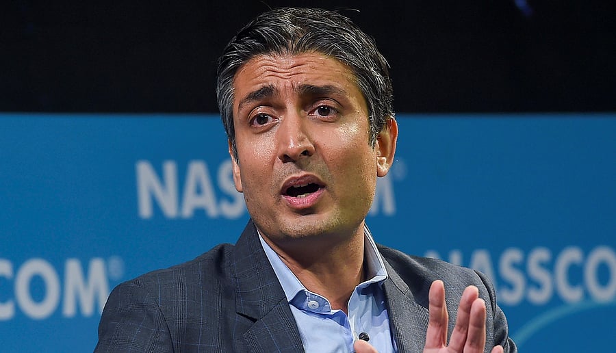 Wipro chairman Rishad Premji speaks at the NASSCOM Technology & Leadership Forum. Credits: PTI Photo