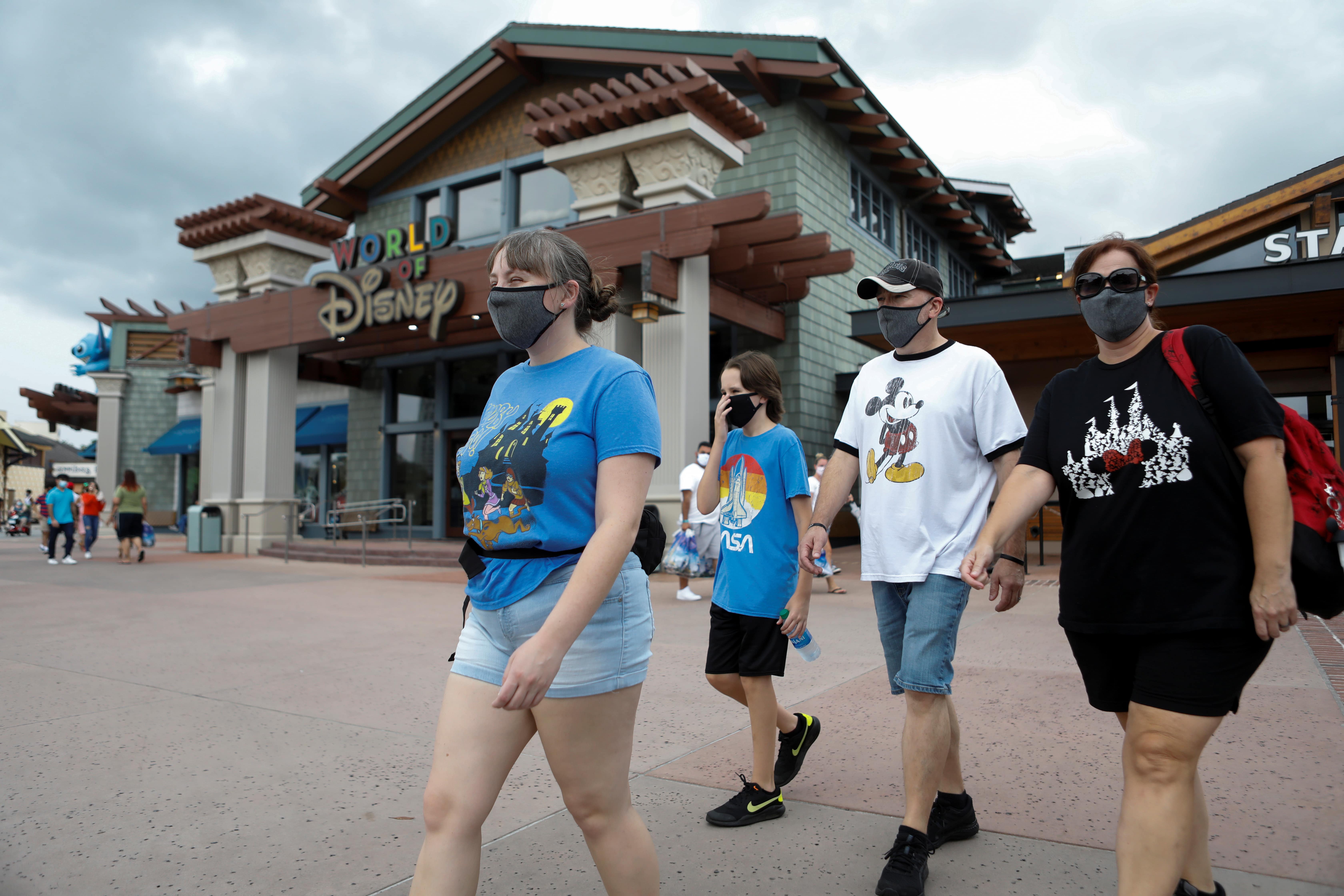 Walt Disney World during a phased reopening from coronavirus disease in Florida. Credit: Reuters Photo