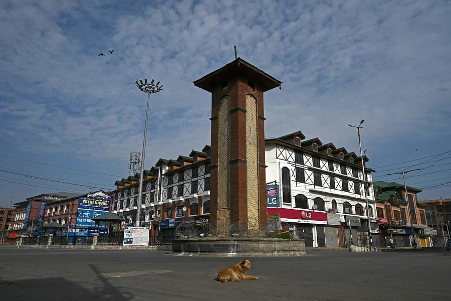 A general view of Srinagar. Credit: AFP