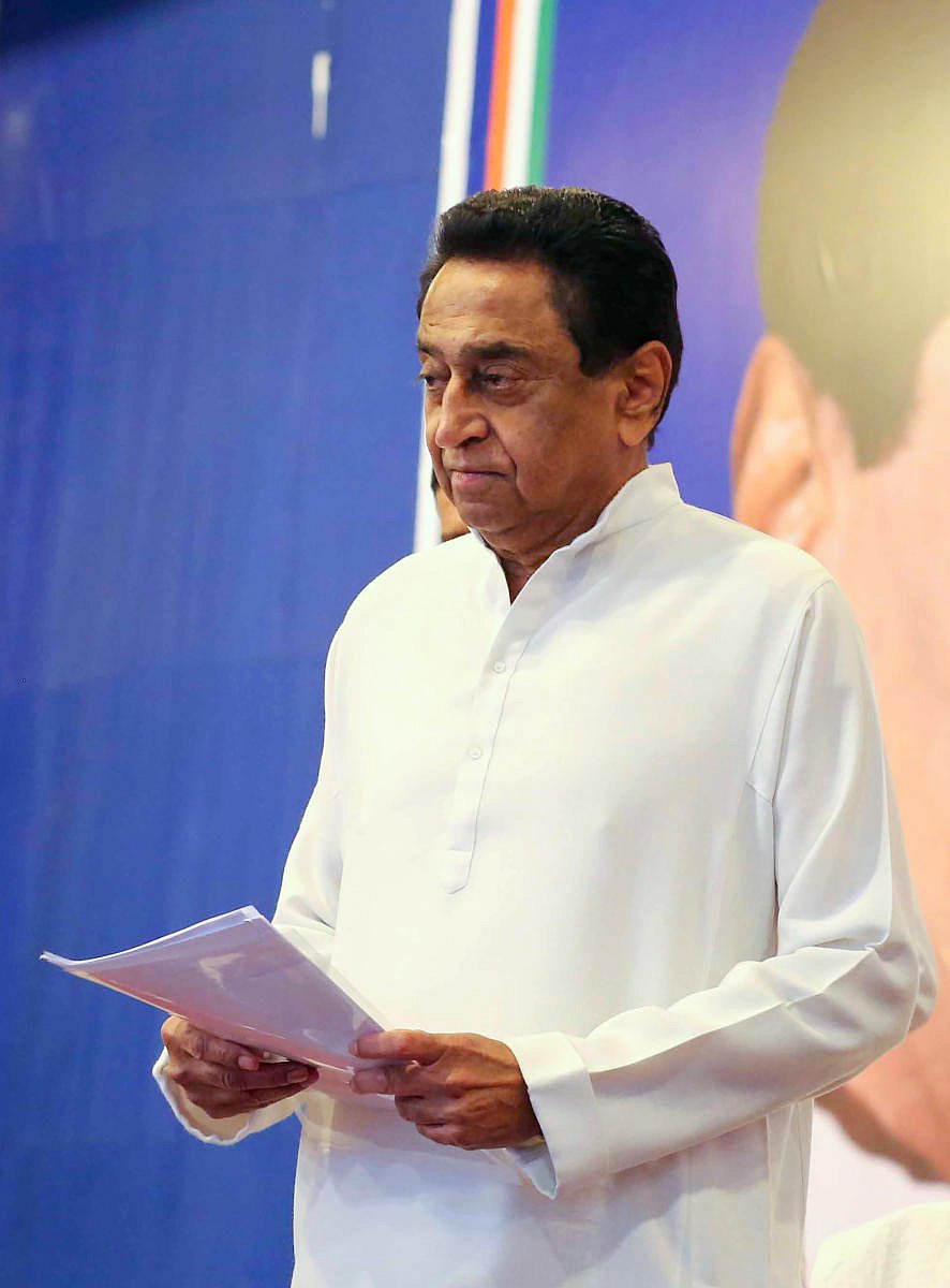 Madhya Pradesh State Congress President Kamal Nath. Credit: PTI FIle Photo