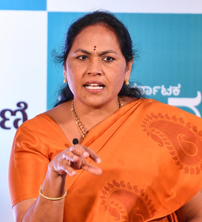 Karnataka MP Shoba Karandlaje. Credit: DH File Photo