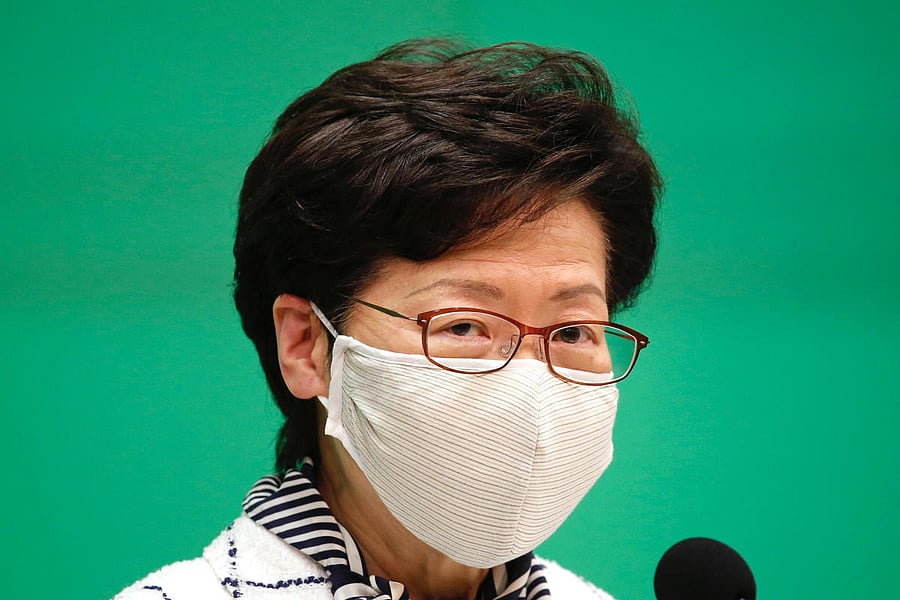 Hong Kong Chief Executive Carrie Lam. Credit: Reuters