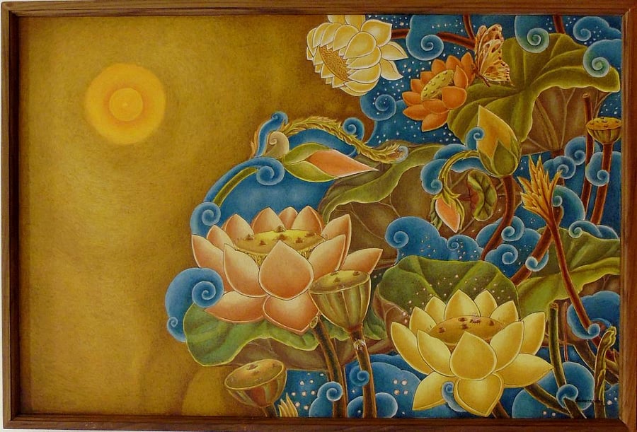 A mural that was on display.