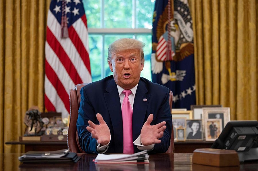 US President Donald Trump. Credit: AFP Photo