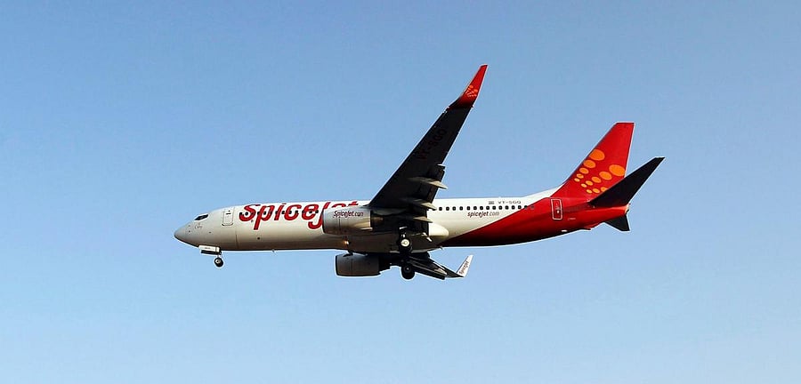 A SpiceJet passenger aircraft. Credit: Reuters