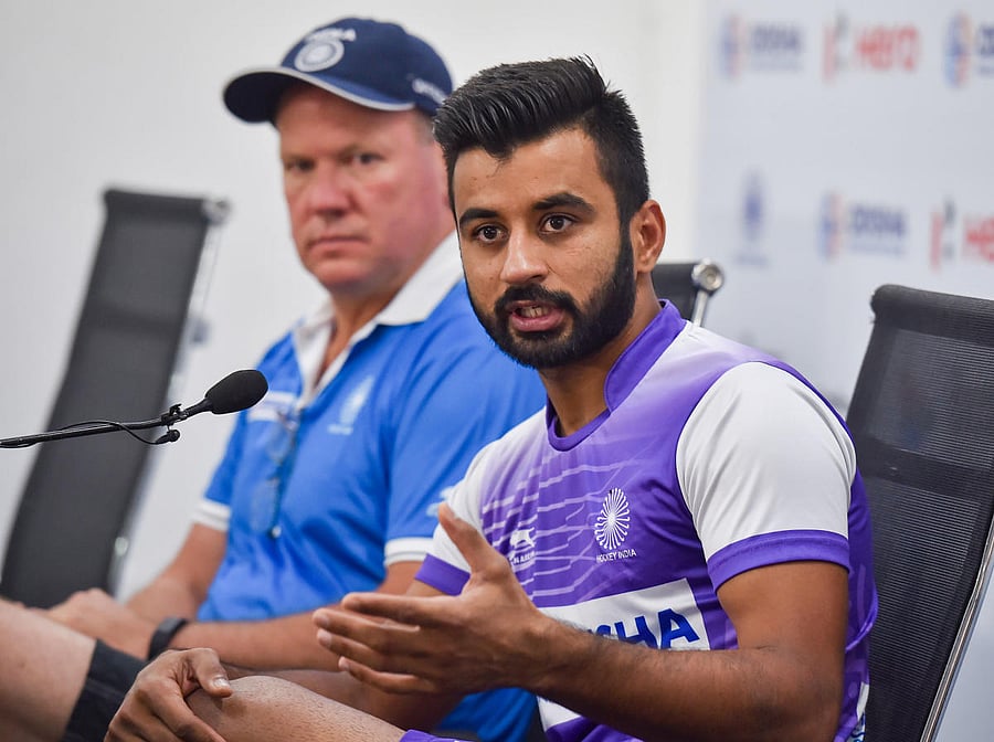  Indian Hockey team Captain Manpreet Singh. Credit: PTI Photo
