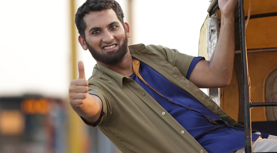 Danish Sait in 'French Biriyani'. Credit: Amazon Prime Video