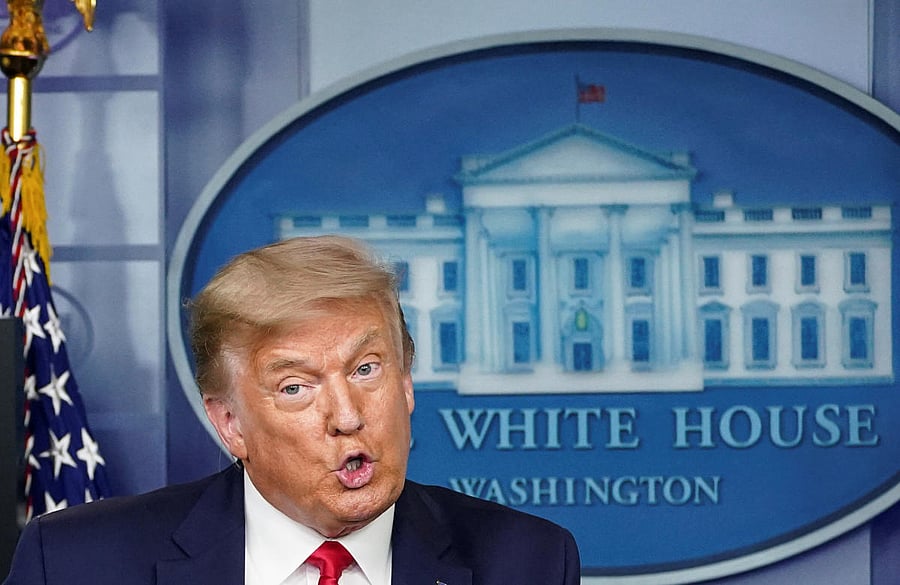 US President Donald Trump. Credit: Reuters