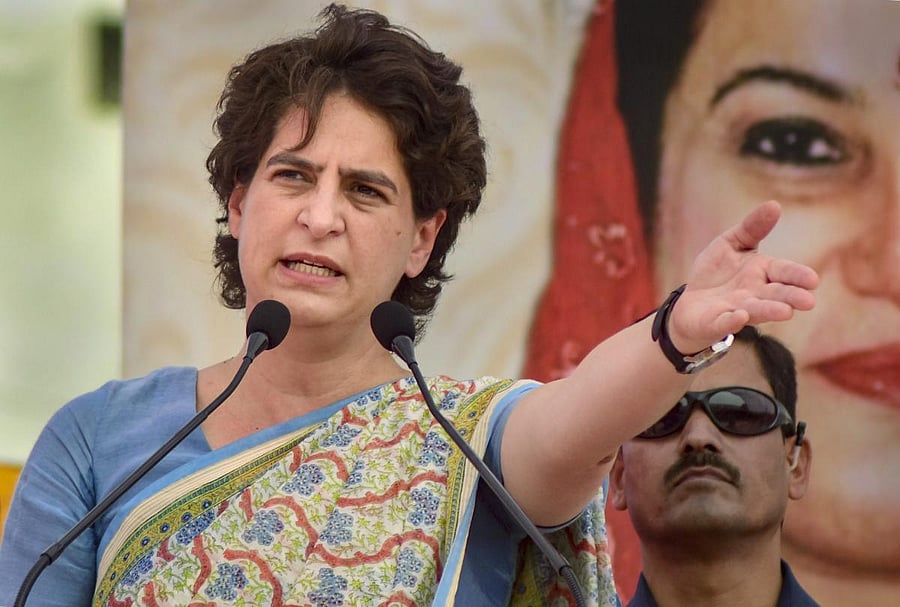 Congress General Secretary Priyanka Gandhi Vadra. Credit: PTI Photo