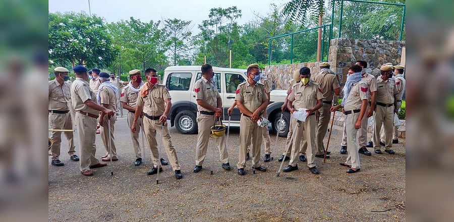 Rajasthan police. Credits: PTI Photo