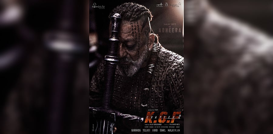 Sanjay Dutt as Adheera in 'KGF Chapter 2' Credit: Twitter/ @taran_adarsh