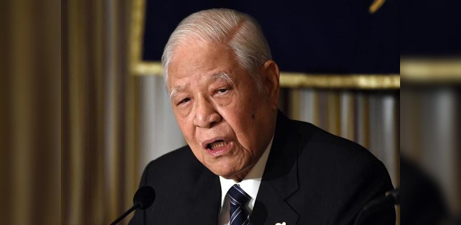 Taiwan's former president Lee Teng-hui. Credit: AFP Photo