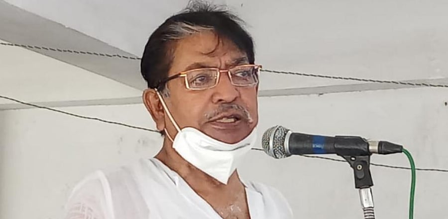 West Bengal Congress president Somen Mitra. Credit: DH