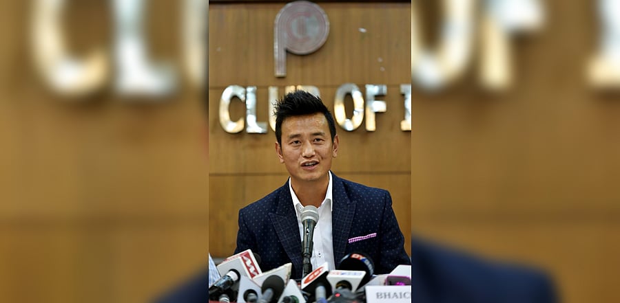 Former football captain Bhaichung Bhutia. Credit: PTI File Photo
