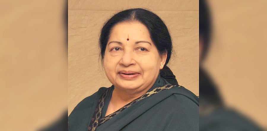 Former Tamil Nadu Chief Minister J Jayalalithaa. Credit: Wikimedia Commons