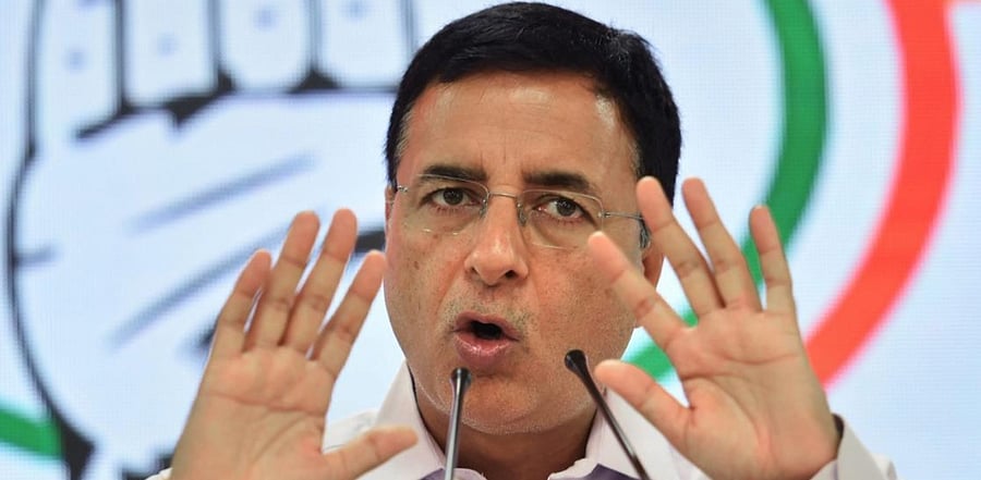 Randeep Singh Surjewala. Credit: PTI/file