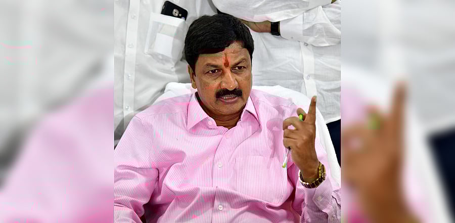 Water Resources Minister Ramesh Jarkholi. Credit: DH File Photo