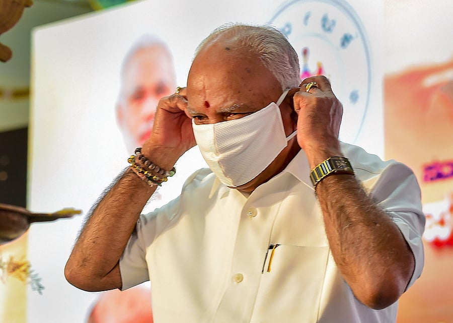 Karnataka Chief Minister BS Yediyurappa. Credit: PTI