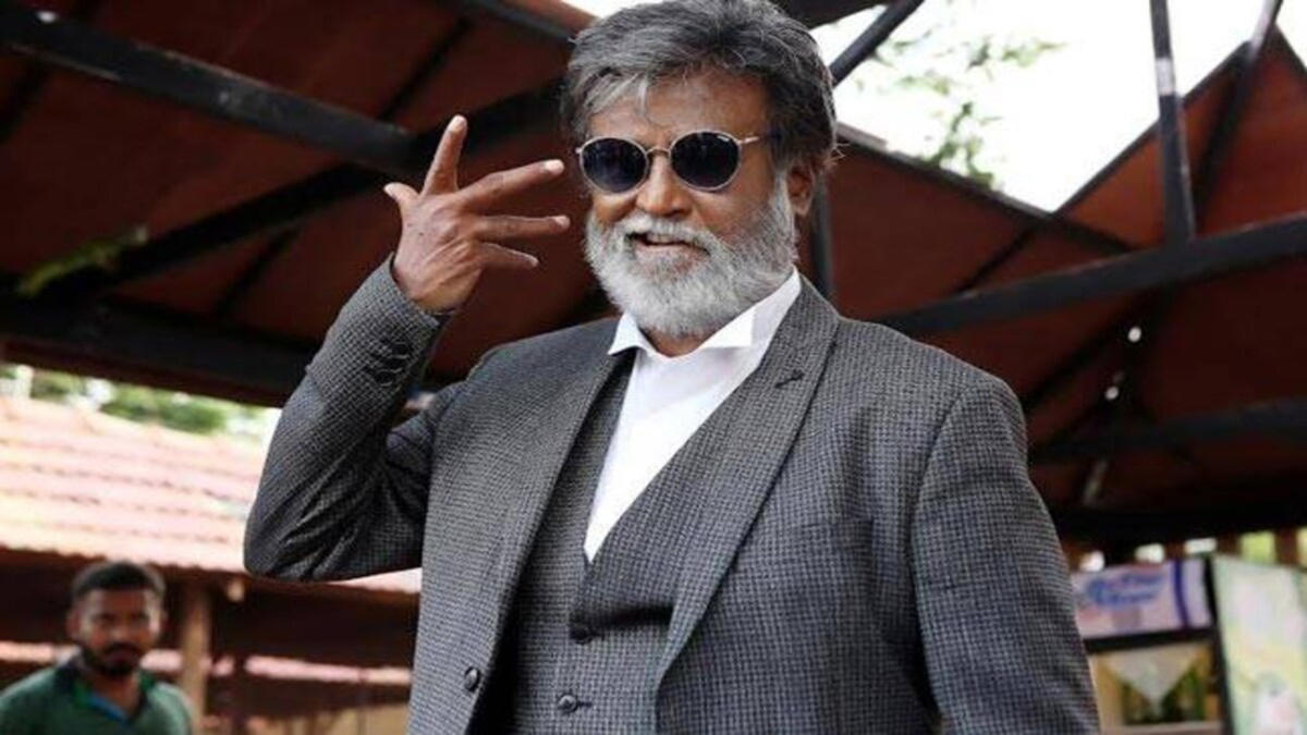 Rajinikanth in a still from 'Kabali'