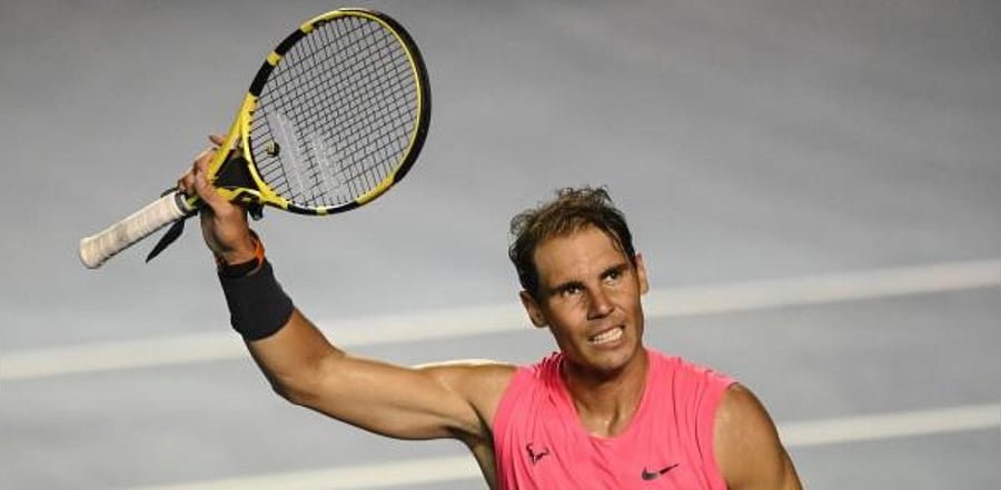 Spain's Rafael Nadal. Credit: AFP