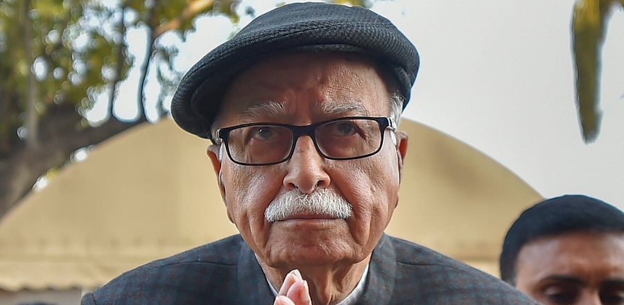 Senior BJP leader L K Advani. Credits: PTI Photo