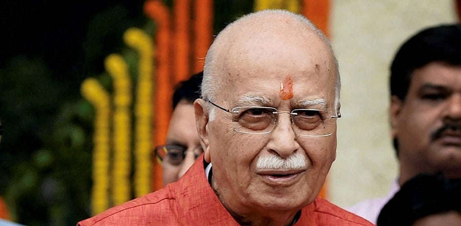 BJP leader L K Advani. Credit: PTI Photo