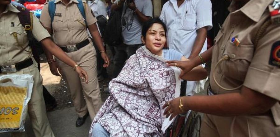 Former INX media chief Indrani Mukherjee. Credit: PTI