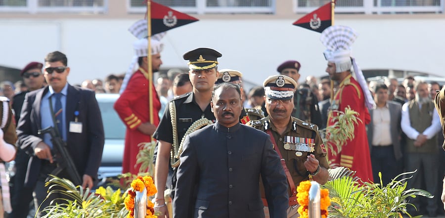 Former Jammu and Kashmir LG G C Murmu. Credit: PTI File Photo