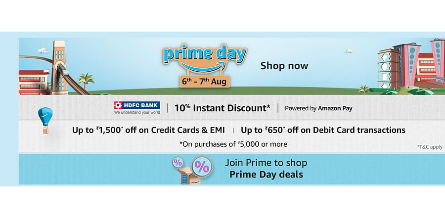 Amazon is offering close to 60-percent off on smart TV during the Prime Day 2020 sale. Credit: Amazon India website