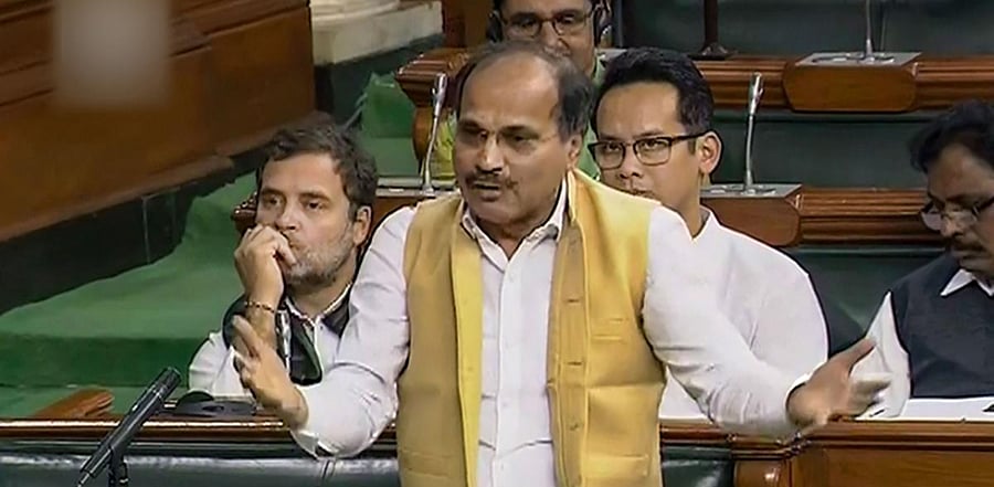 Leader of the Congress in Lok Sabha Adhir Ranjan Chowdhury. Credit: PTI File Photo