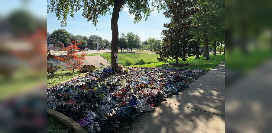 Hundreds of community members at Plano city in Texas state of the US organised a memorial run in honour. Credit: Twitter Photo
