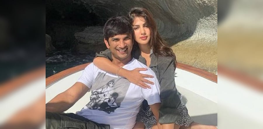 Rhea Chakraborty and Sushant Singh Rajput (Credit: Rhea's Instagram handle)