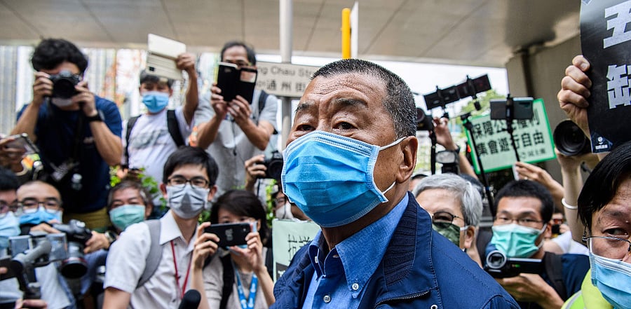 Hong Kong media mogul Jimmy Lai. Credit: AFP Photo