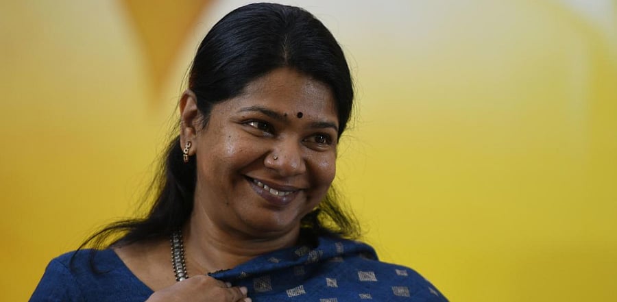DMK MP Kanimozhi. Credit: AFP