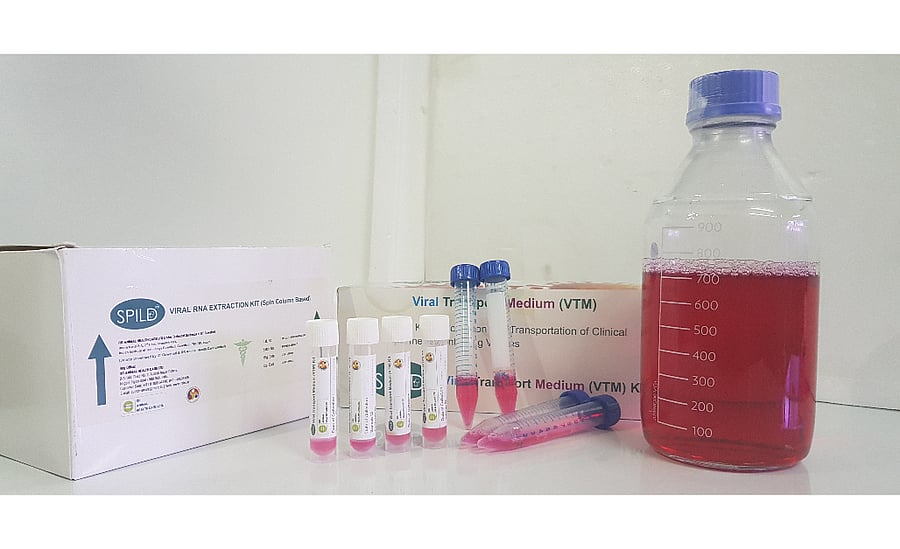 Covid-19 kits developed at IIT Guwahati. Credit: IIT Guwahati