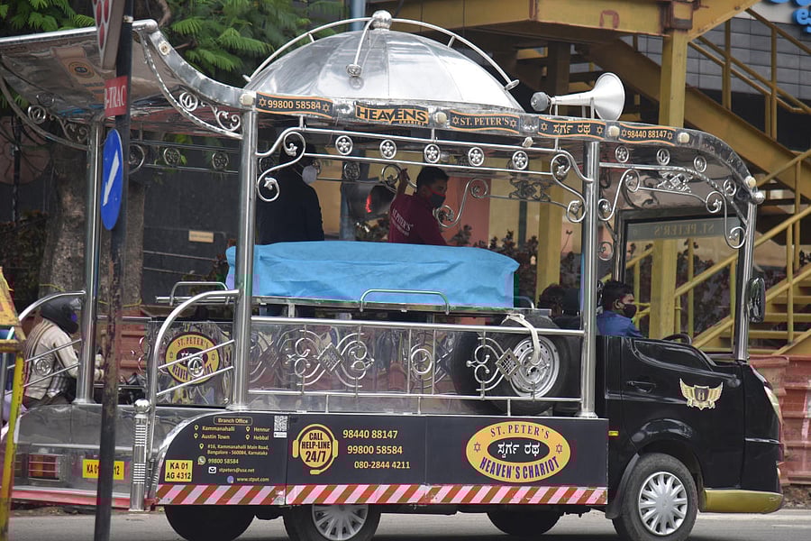 Now, authorities have to assess the clinical history and get a swab test done within six hours of the death. DH FILE/ s k dinesh