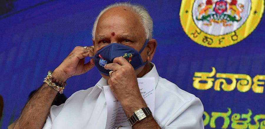 Karnataka Chief Minister B S Yediyurappa. Credits: PTI Photo