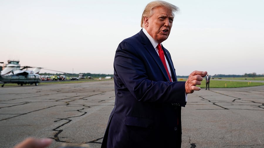 US President Donald Trump. Credits: Reuters Photo
